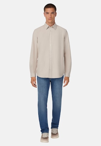 Coupe regular Chemise 'B Sustainable' Boggi Milano en beige