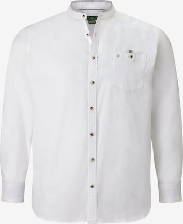 Fit confort Chemise ' Duke Riley ' Charles Colby en blanc : devant