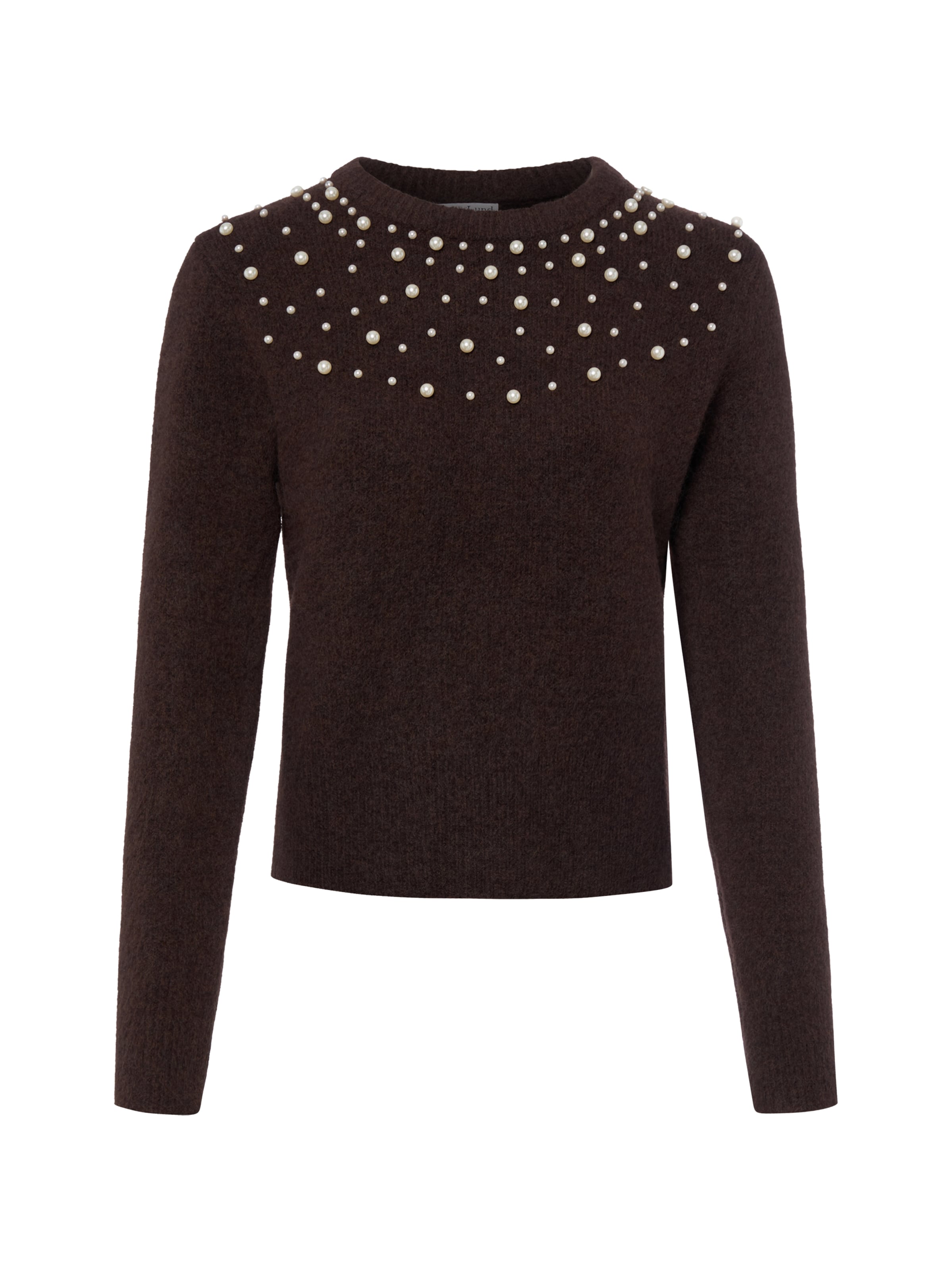 Marie Lund Pullover in Braun: Vorderseite