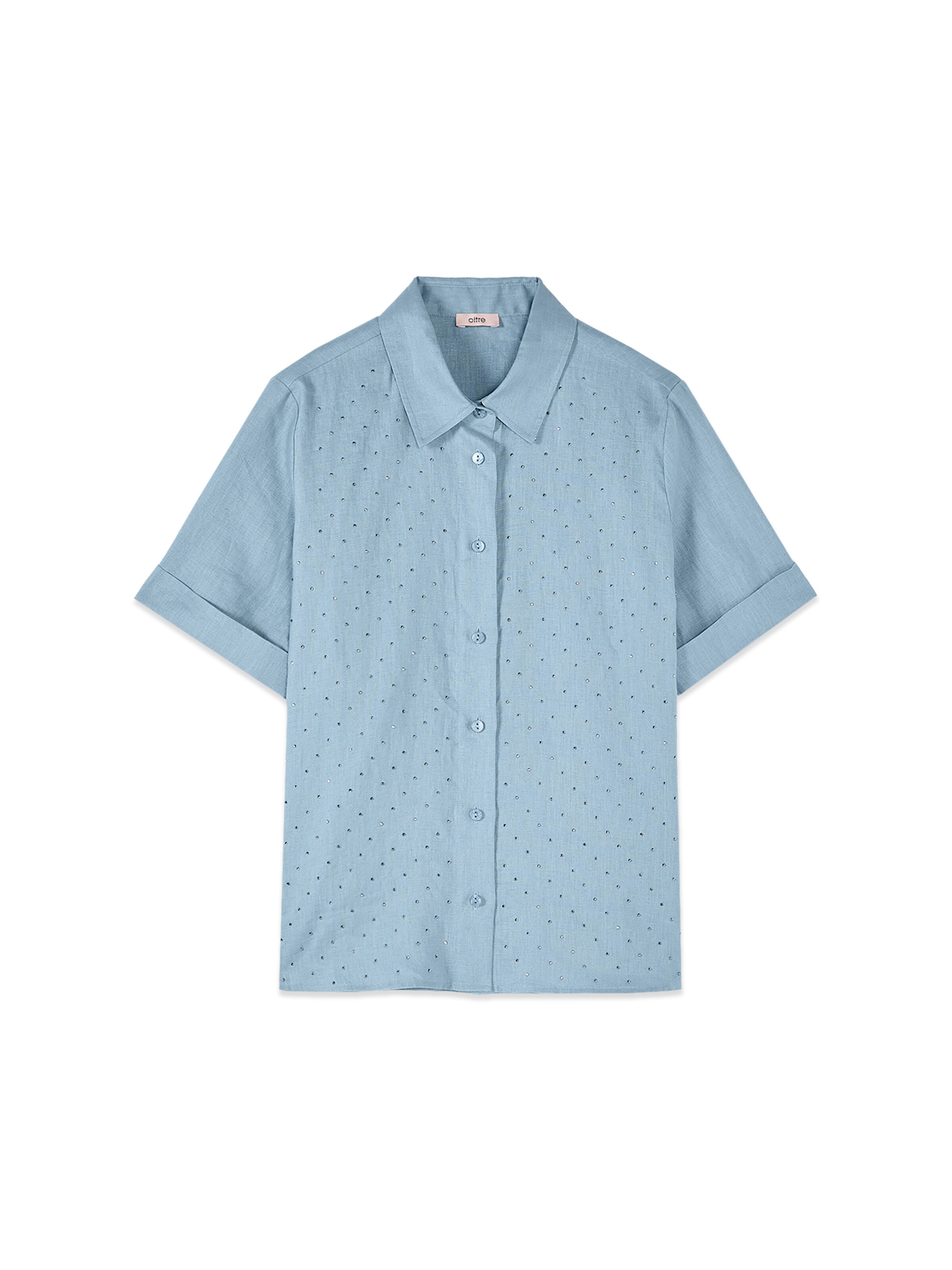 oltre Blouse in Blauw: voorkant