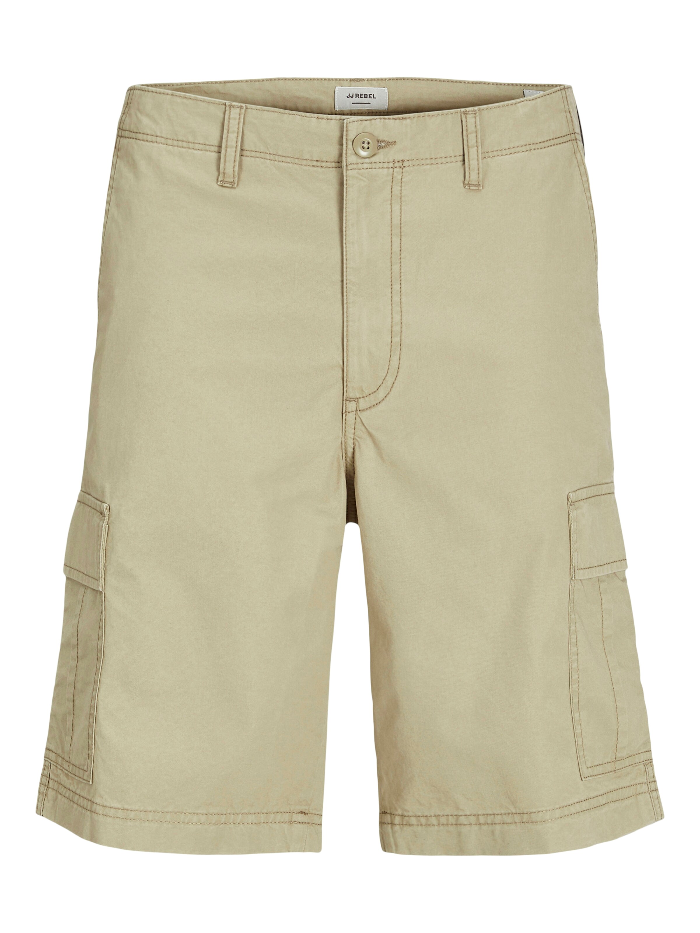 JJ Rebel Regular Cargobroek 'JREBCARLOS' in Grijs