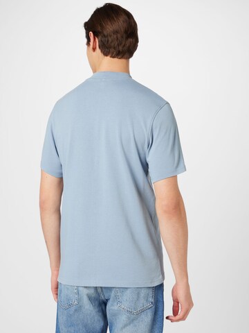 Samsøe Samsøe Regular Fit T-Shirt 'Norsbro' in Blau