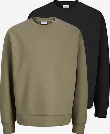 JACK & JONES Sweatshirt 'Barron' in Grün: Vorderseite