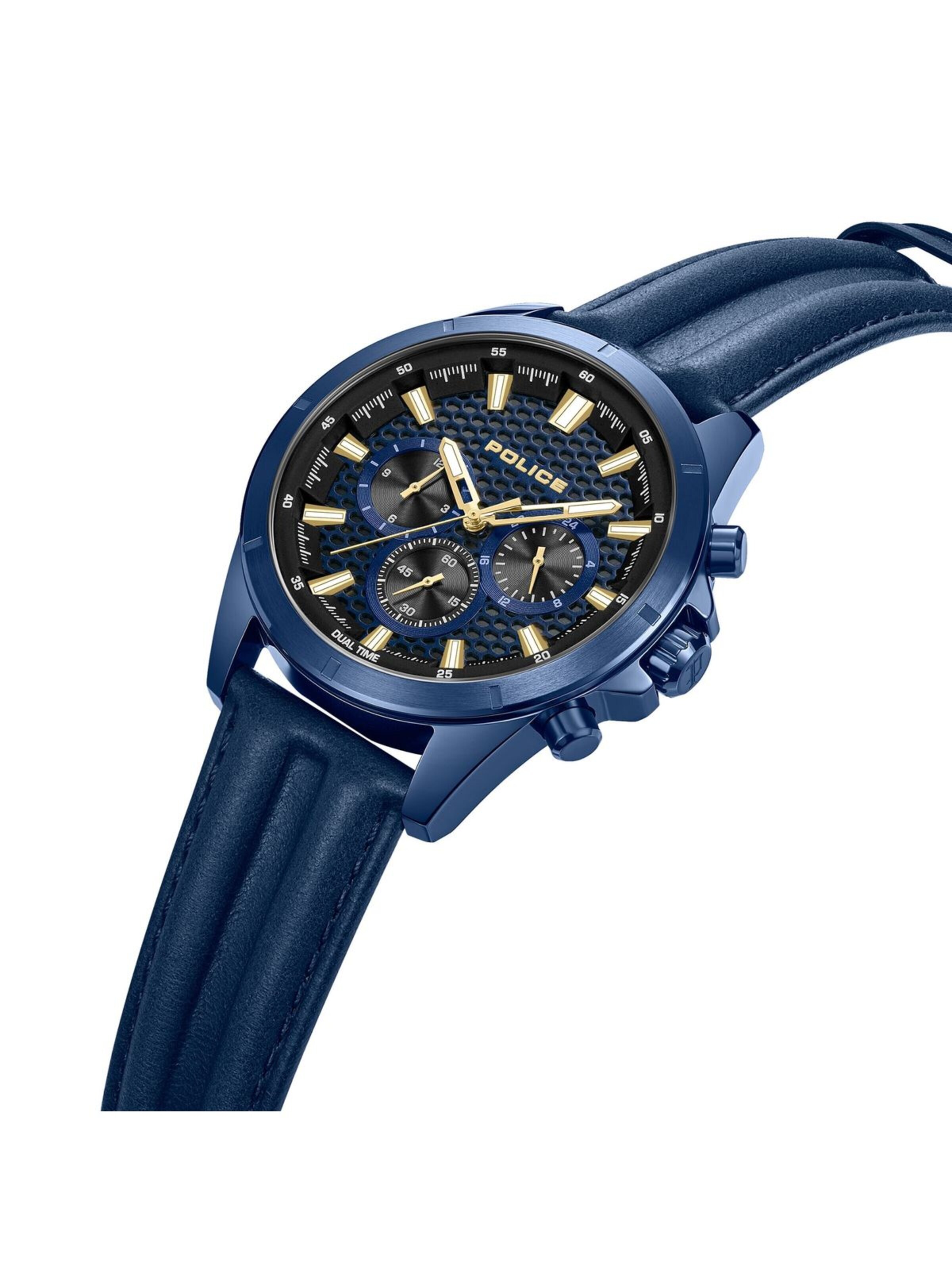 Montre à affichage analogique POLICE en bleu
