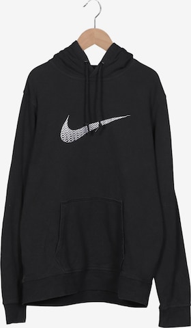 NIKE Sweatshirt & Zip-Up Hoodie in L in Black: front