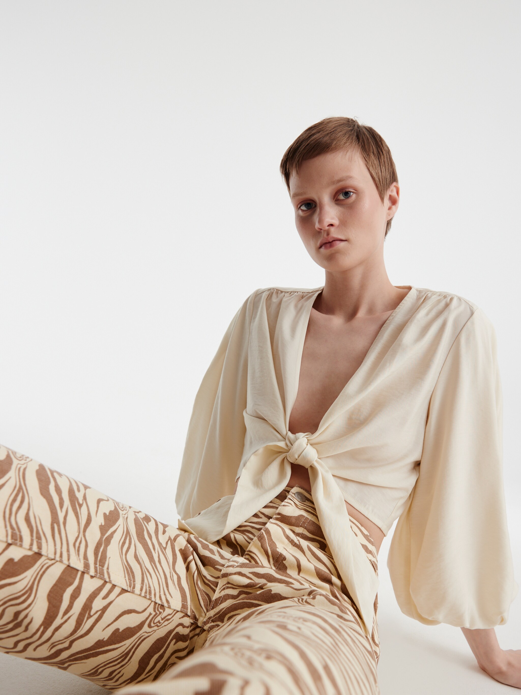 EDITED Produkter Bluse 'Tia' beige