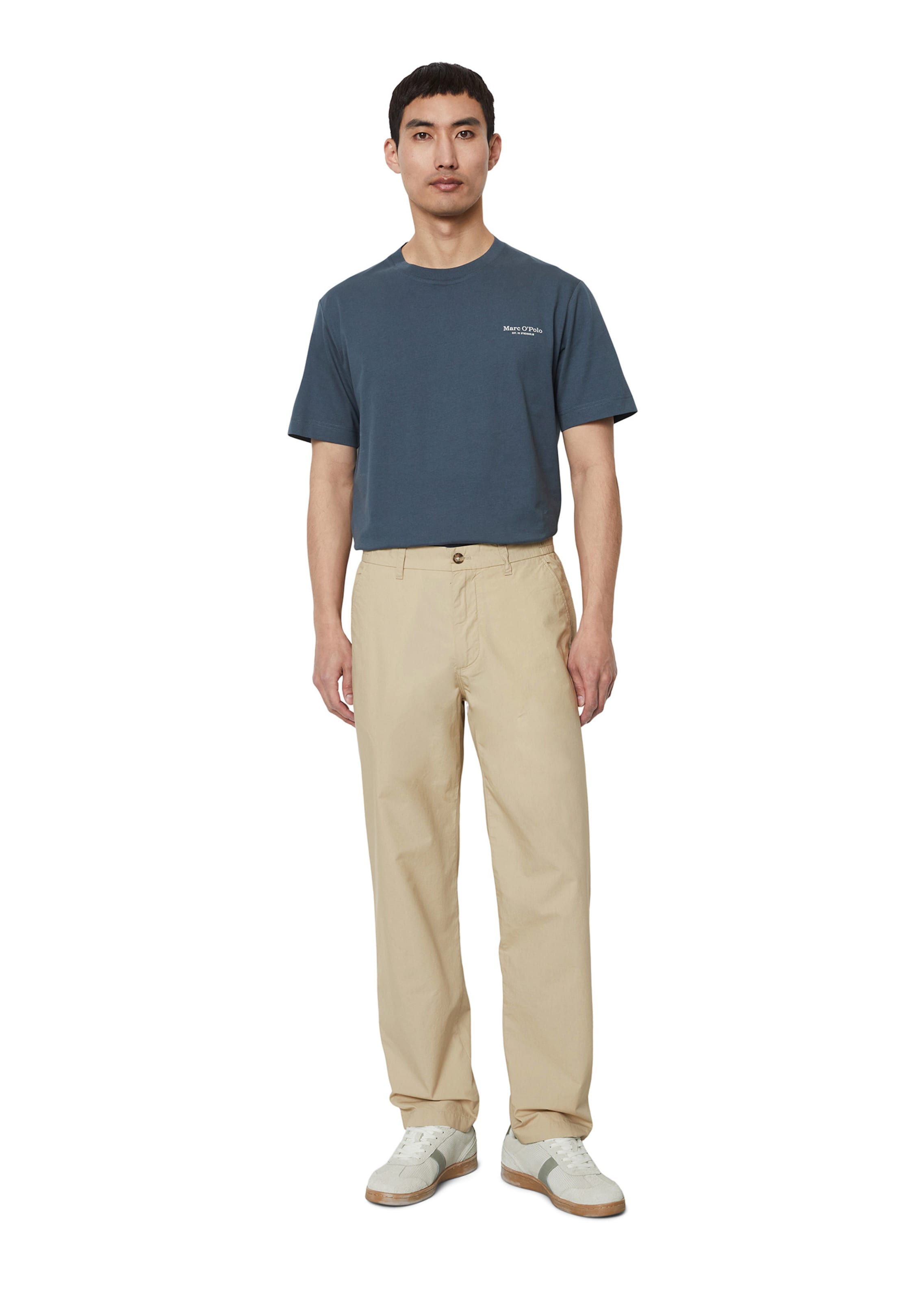 Marc O'Polo Regular Chino trousers 'Bunkris' in Beige