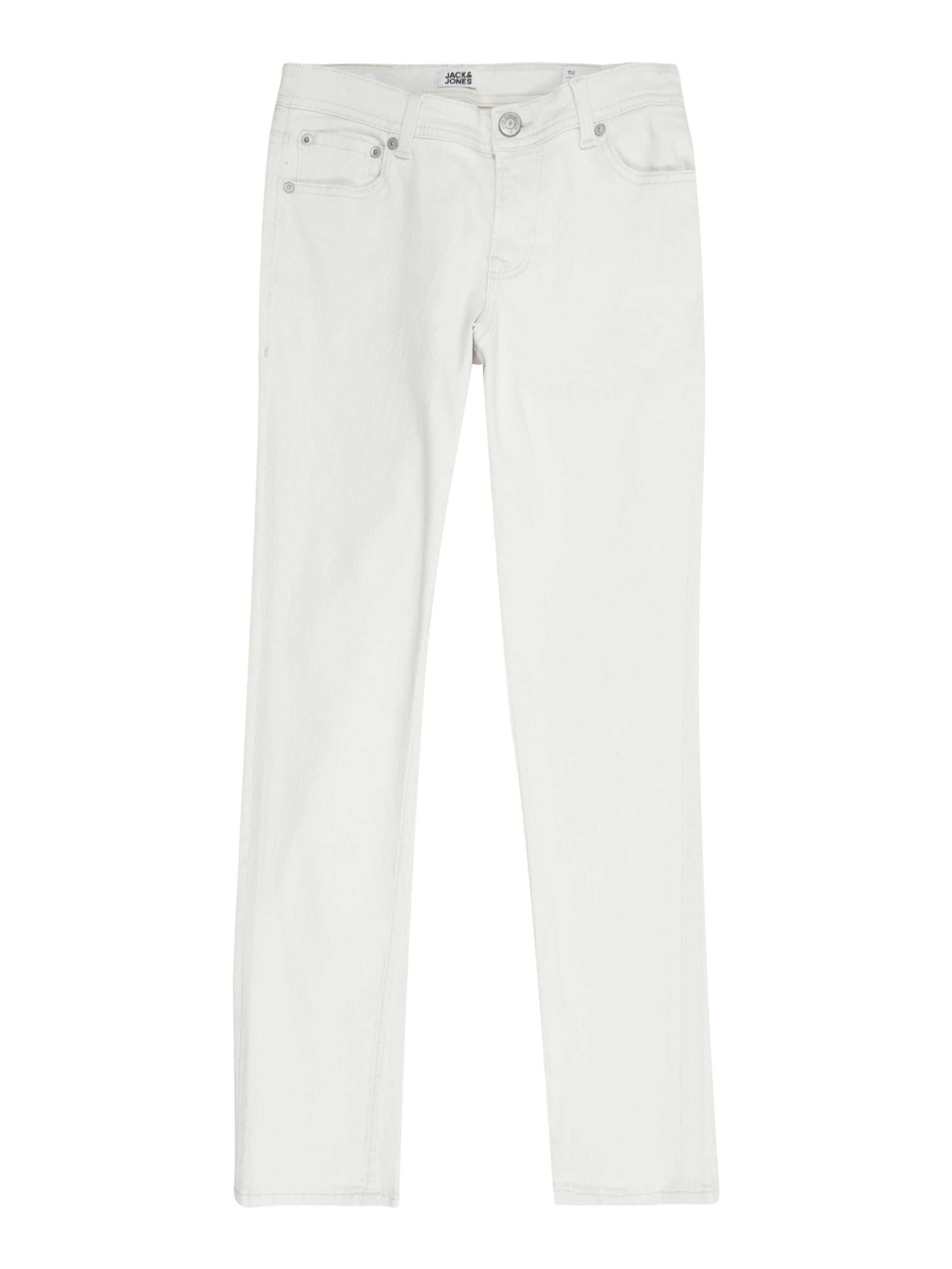 Jack & Jones Junior - regular Vaquero 'JJIGLENN JJORIGINAL' en blanco: frente