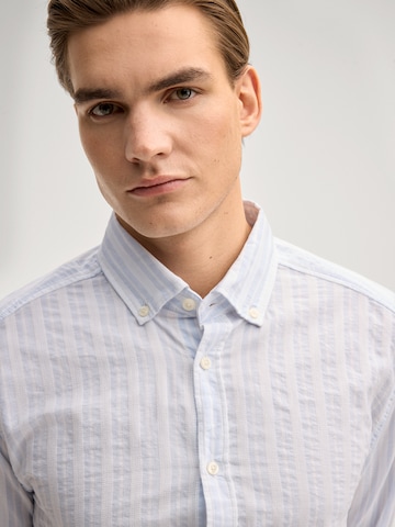 JOOP! Jeans Regular fit Button Up Shirt 'Heli' in White