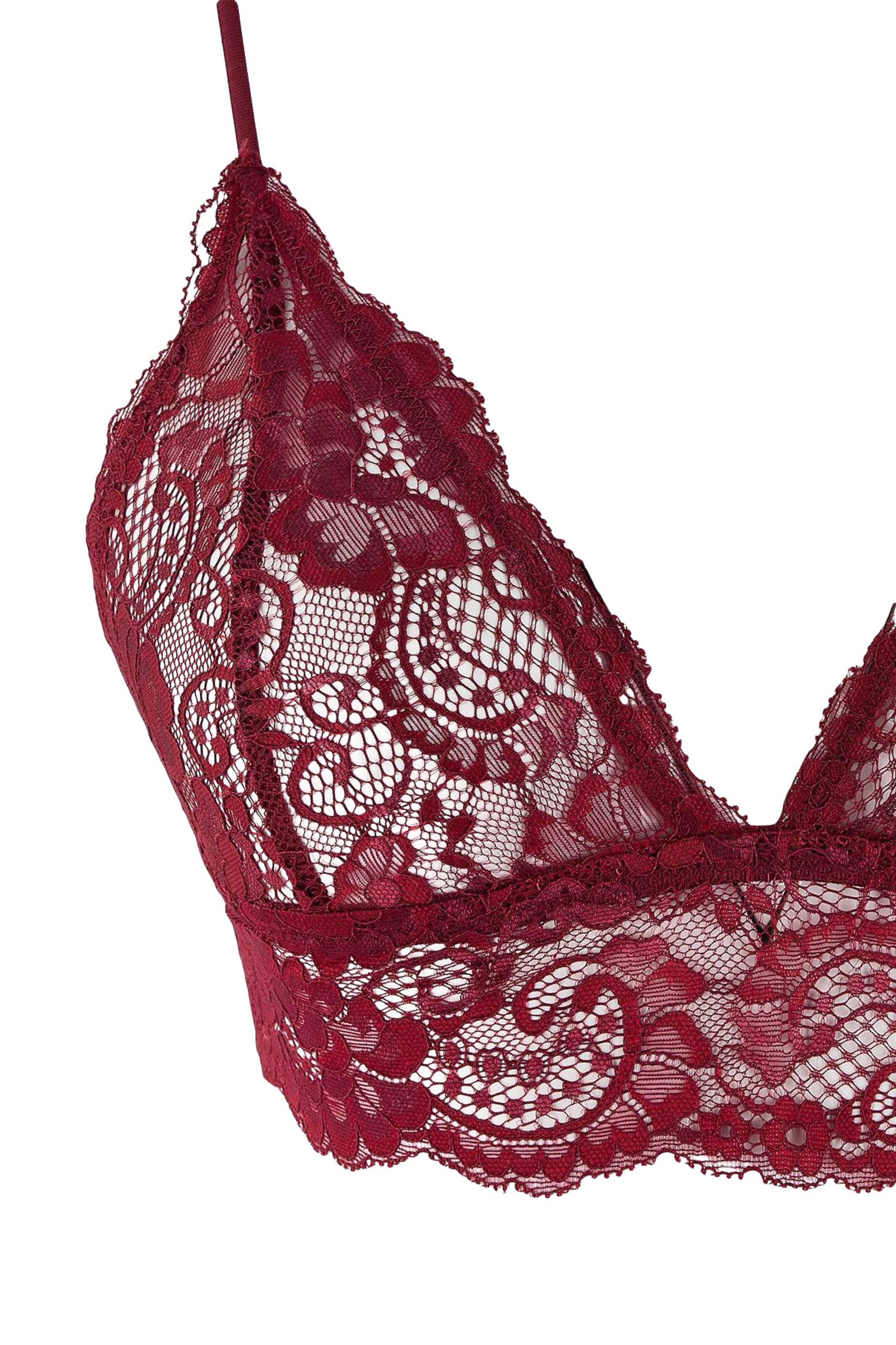 Trendyol Triangle Bra in Red