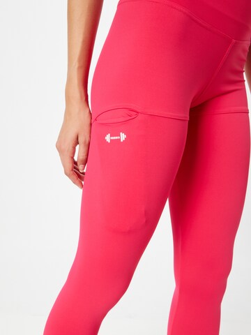 NEBBIA Skinny Sporthose in Pink