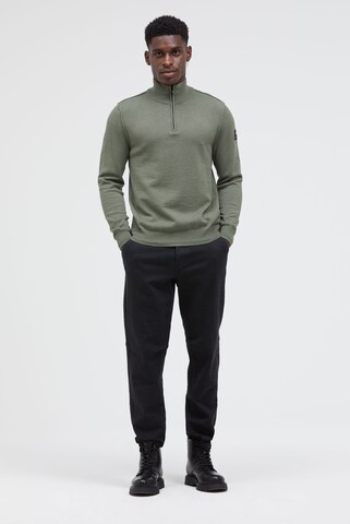 CMPD Troyer-Pullover mit Zipper in Grün