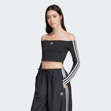 ADIDAS ORIGINALS Μπλουζάκι 'Adicolor' σε μαύρο: μπροστά