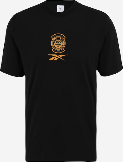 Reebok Tehnička sportska majica u narančasta / crna, Pregled proizvoda