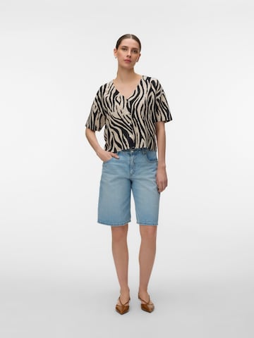 VERO MODA Bluse 'VMJESMILO' i grå