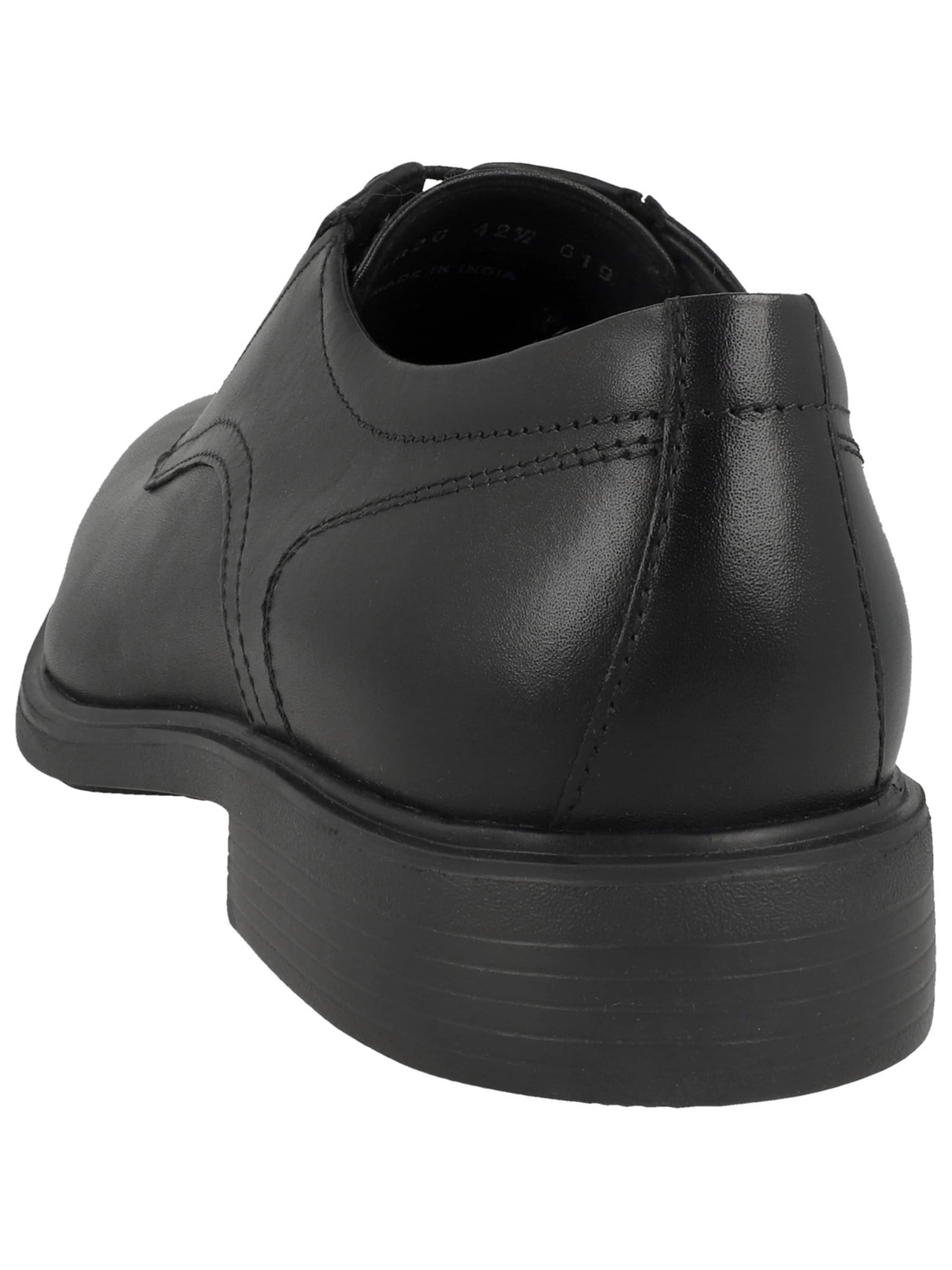 GEOX Veterschoen 'U Dublin' in Zwart