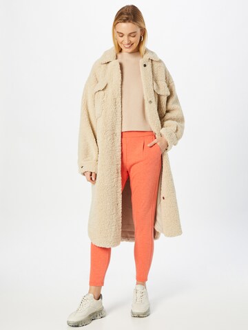 ICHI Skinny Trousers in Orange