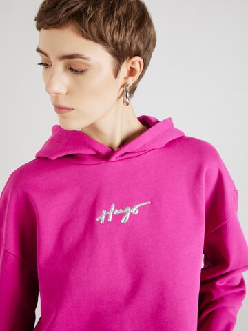 HUGO Sweatshirt 'Dephana 1' i rosa