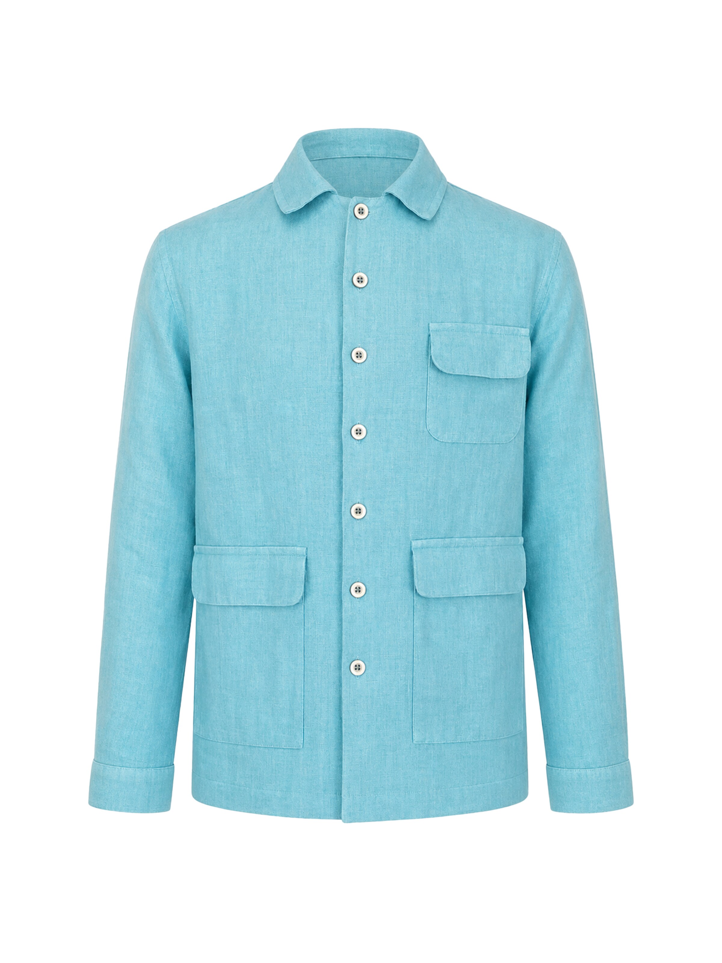 Haris Cotton Between-Season Jacket 'Haris Cotton' in Blue: front