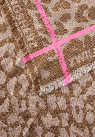 Zwillingsherz Scarf in Beige: top