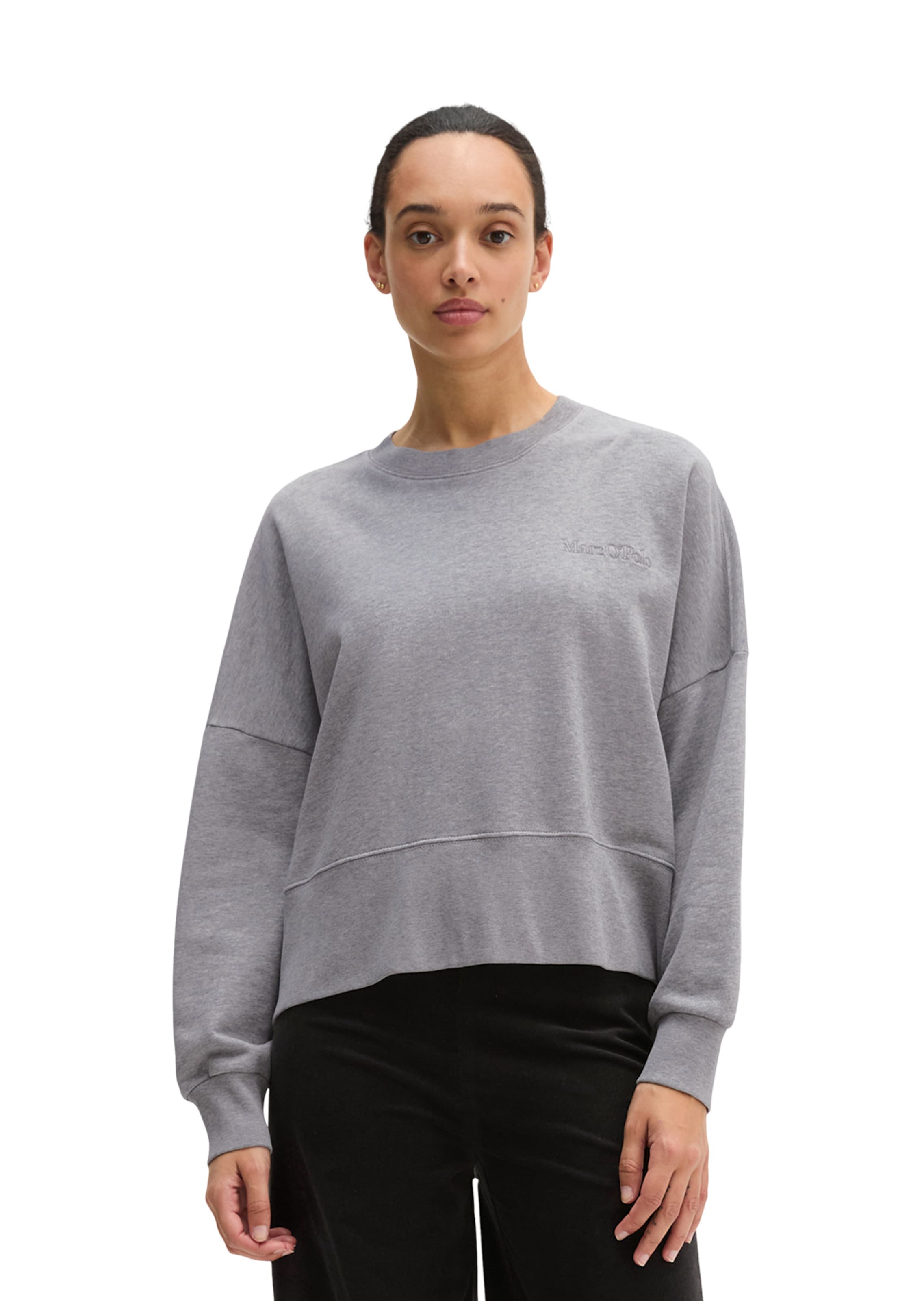 Marc O'Polo Sweatshirt in Grey: front