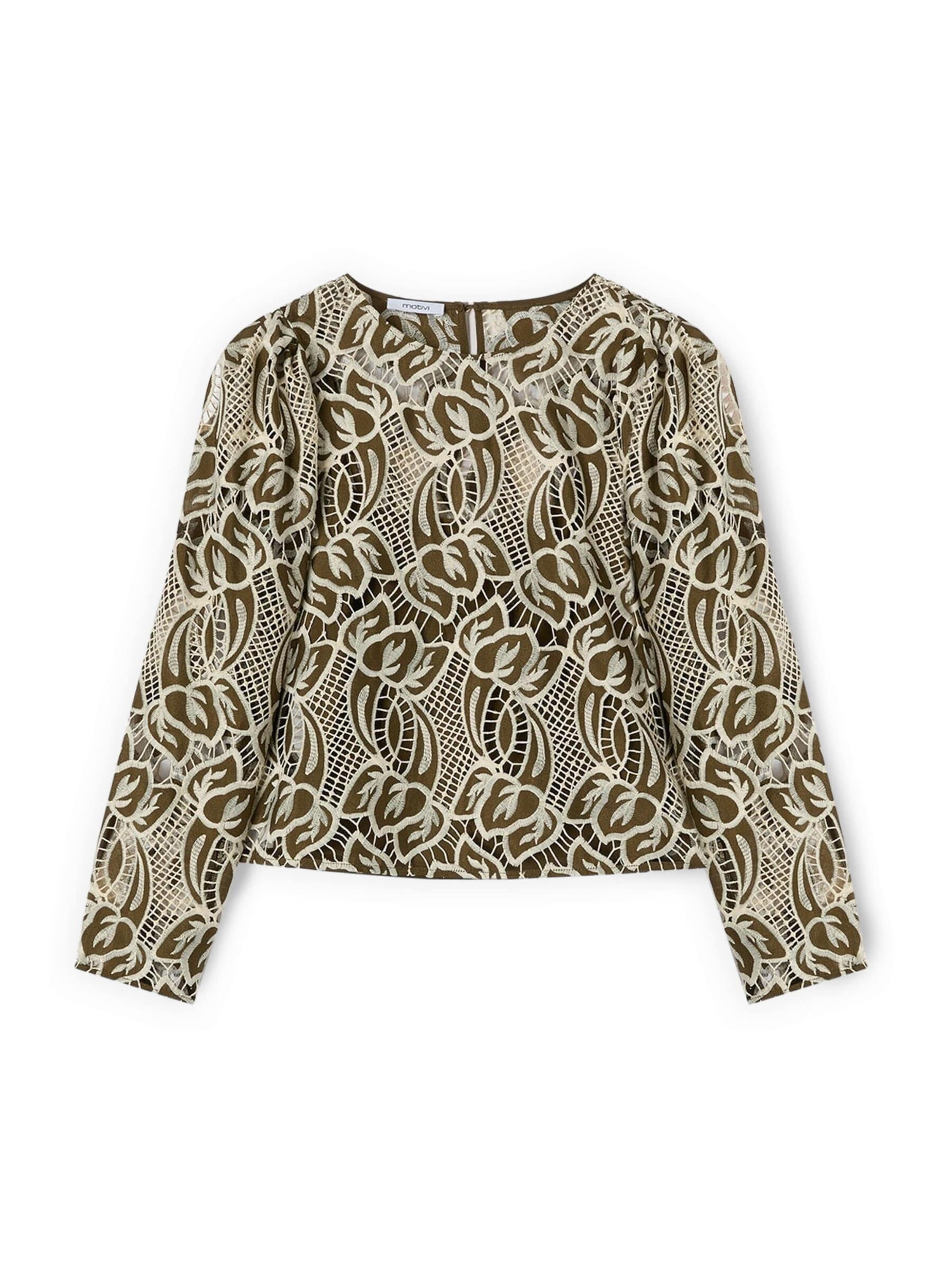 Chemisier MOTIVI en vert : devant