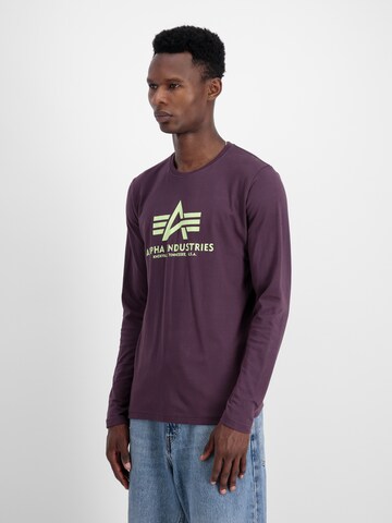 T-Shirt ALPHA INDUSTRIES en violet