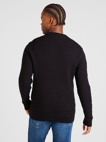 HUGO Sweater 'Stubon' in Black