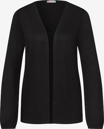 STREET ONE Strickjacke in Schwarz: Vorderseite