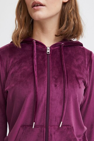 Oxmo Sweatvest 'Itanna' in Lila