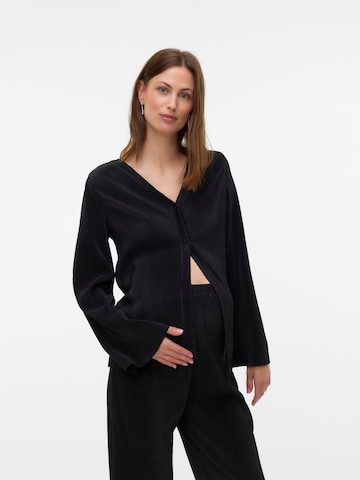 MAMALICIOUS Gebreid vest in Zwart