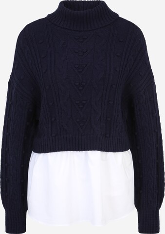 Pull-over River Island Petite en bleu : devant