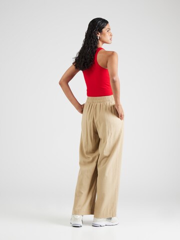 TOPSHOP Loosefit Παντελόνι σε μπεζ