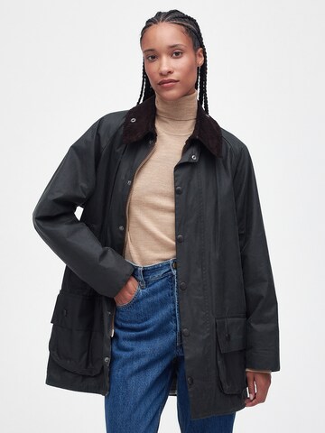 Barbour Φθινοπωρινό και ανοιξιάτικο μπουφάν 'Beaufort' σε πράσινο: μπροστά