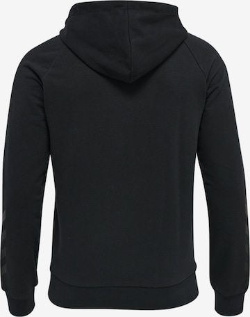 Hummel Athletic Zip-Up Hoodie in Black