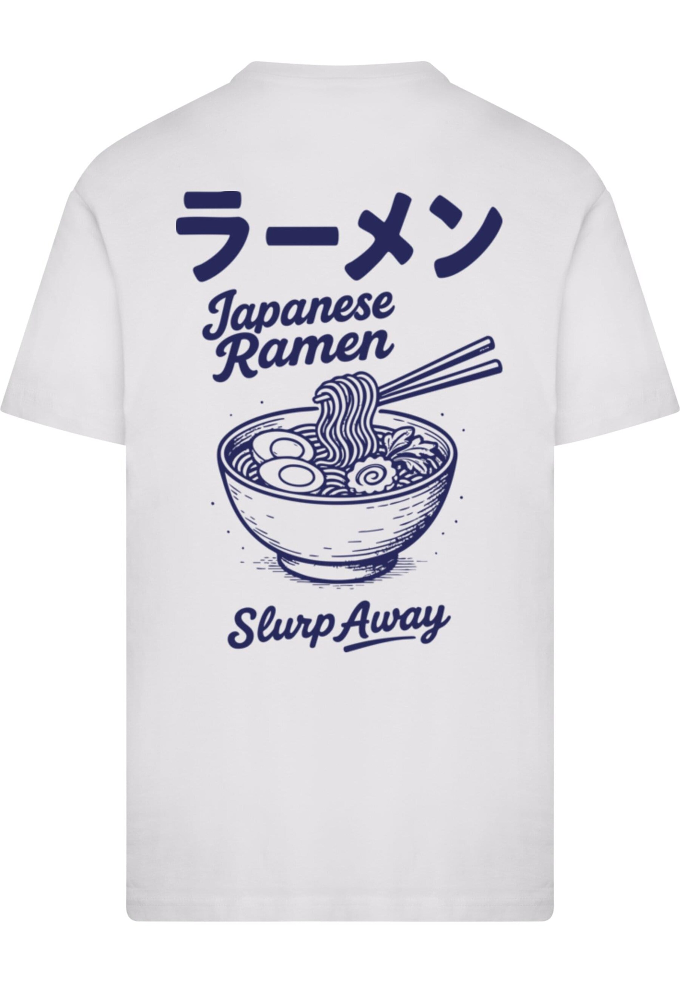 Merchcode Shirt 'Japanese Ramen' in White
