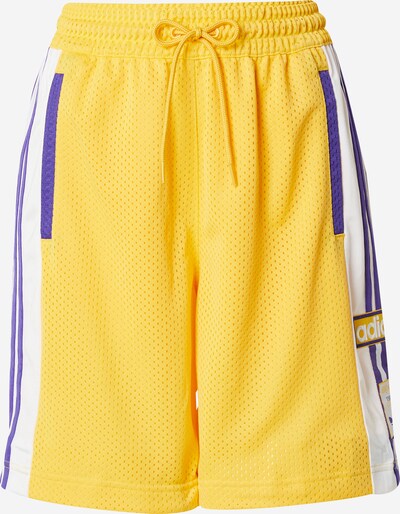 ADIDAS ORIGINALS Pantalon de sport en bleu / jaune / blanc, Vue avec produit
