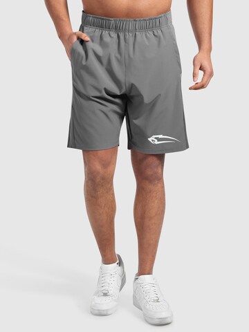Regular Pantalon de sport ' Powerfit Triple ' Smilodox en gris : devant