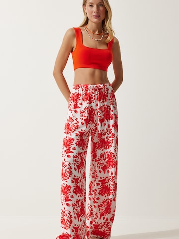 Wide Leg Pantalon Happiness İstanbul en beige