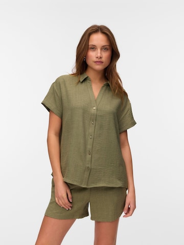 VERO MODA Блузка 'VMMelaney' в Зеленый: спереди