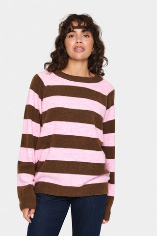 Pull-over 'Garbie' SAINT TROPEZ en rose : devant