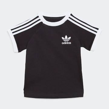 ADIDAS ORIGINALS Shirt in Black: front