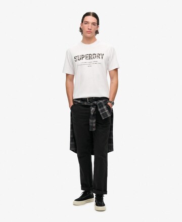 T-Shirt Superdry en blanc