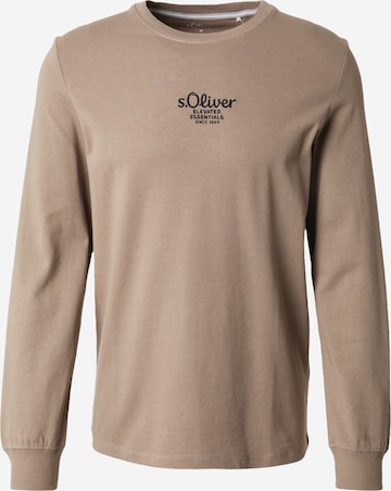 s.Oliver Shirt in Braun: Vorderseite