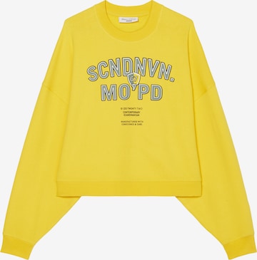 Sweat-shirt Marc O'Polo DENIM en jaune : devant