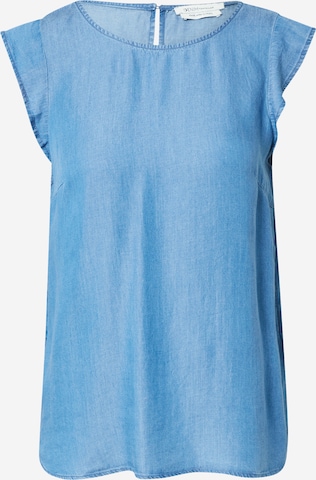 TOM TAILOR DENIM Top in Blue: front