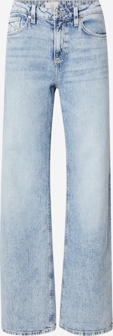 Wide Leg Jean 'Catie' QS en bleu : devant
