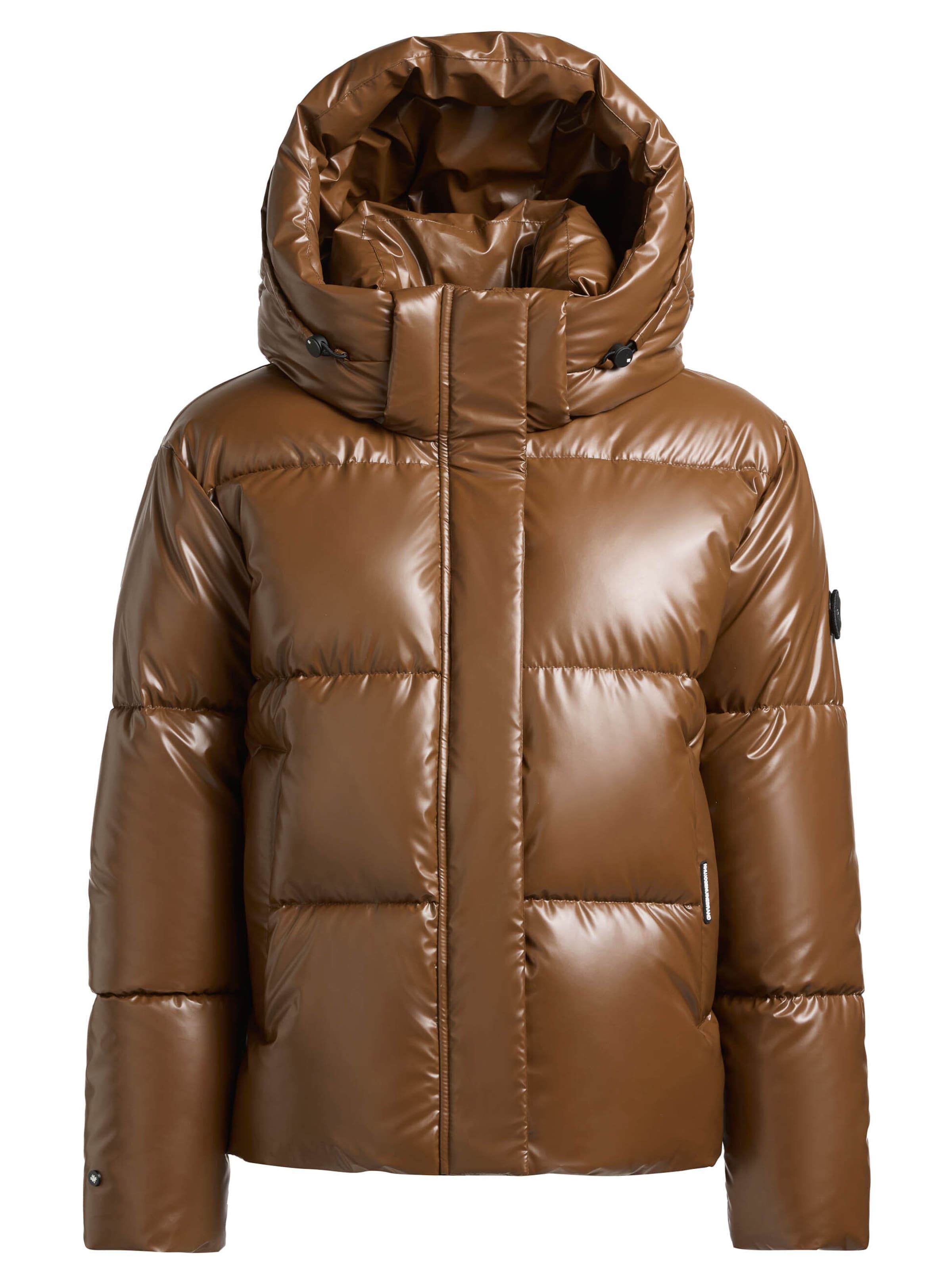 khujo Winterjacke 'DEVINA2' in Braun: Vorderseite