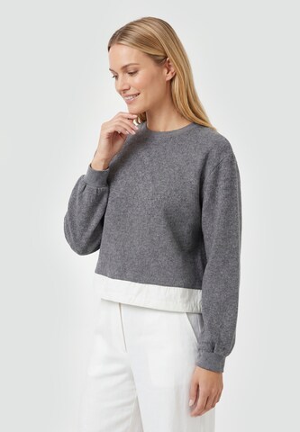 Sweat-shirt usha WHITE LABEL en gris : devant