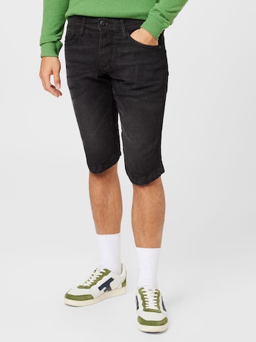 INDICODE JEANS Slimfit Shorts 'Kem' in Schwarz: predná strana